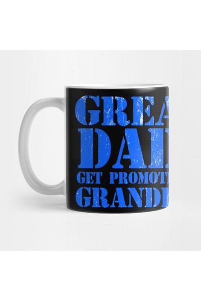 TatFast Great Dads Get Promoted to Grandpas Mug, Gift, Dowry, Presentation