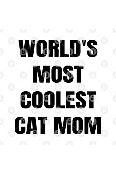 TatFast World's Coolest Cat Mom Mug, Gift, Dowry, Presentation