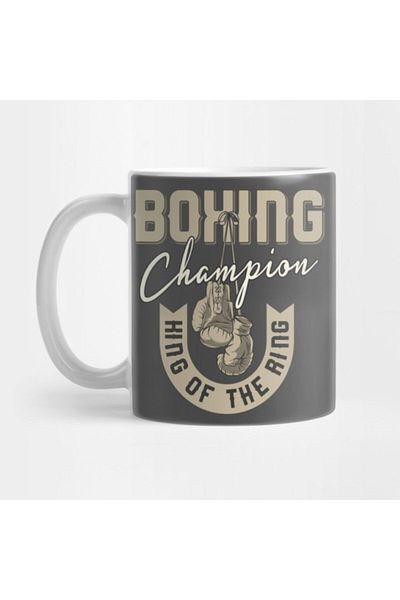 TatFast Boxing Gloves Illustration Mug, Gift, Dowry, Presentation Holder