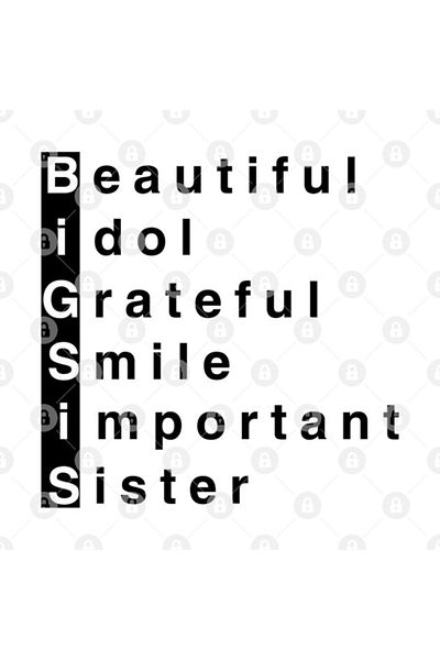 TatFast Big Sis - كوب هدية Big Sister، هدية، مهر، حامل عرض