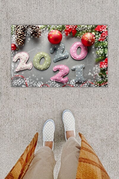 Dormot Home Ψηφιακή εκτύπωση Διακοσμητικό Πρωτοχρονιάτικο 2020-21 Πολύχρωμο Π...