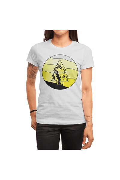 Fizello Unisex Λευκό T-shirt - Winter Fresh Gold, T-shirt για άνδρες και γυναίκες