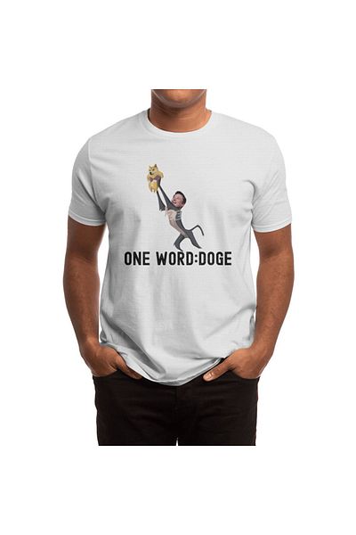 Fizello Λευκό κρυπτογραφικό μπλουζάκι Dogecoin Hodl Unisex