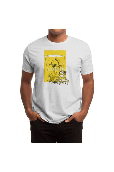 Fizello Tricou alb unisex Beer Diver