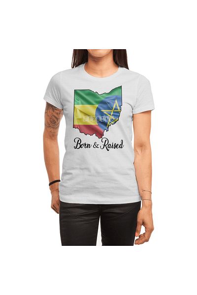 Fizello Ohio How Raised - Λευκό μπλουζάκι Unisex για άνδρες και γυναίκες, Γεννήθηκε στην Εθουαία