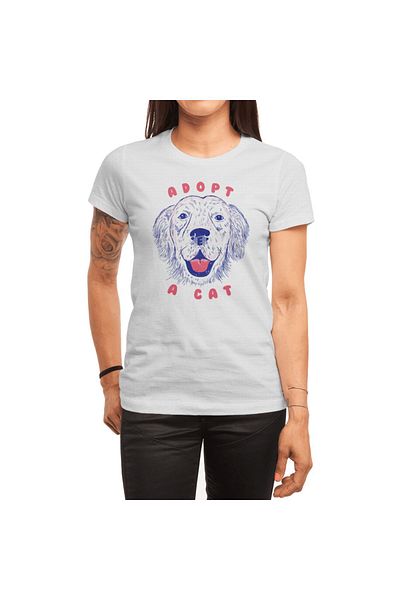 Fizello Tricou pentru bărbați și femei - Adopt A Cat Tricou alb unisex