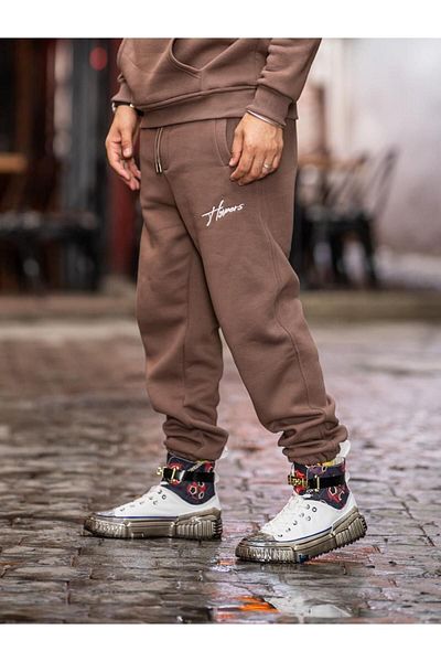 HYPERS Signature Cocoa Men's Jogger Ribbed Sweatpants