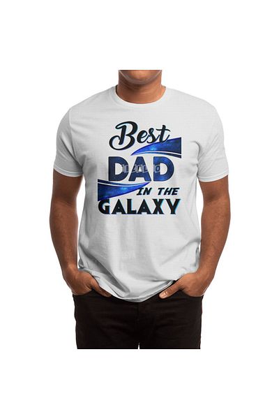 Fizello Tricou unisex alb bun Galaxya - bărbați și femei