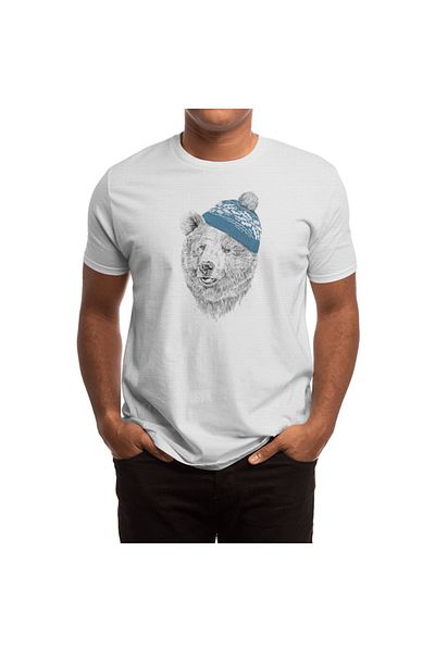 Fizello Hello Winter Unisex Λευκό T-Shirt