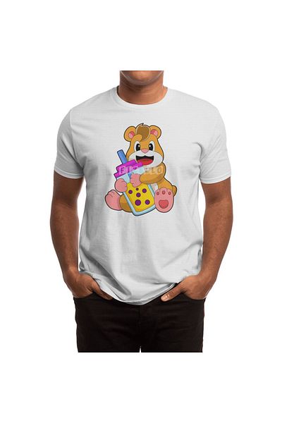 Fizello Hamster With Baby Bottle Juice - Tricou pentru bărbați și femei, tricou alb unisex