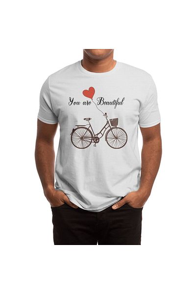 Fizello Ανδρικό και γυναικείο λευκό μπλουζάκι Unisex