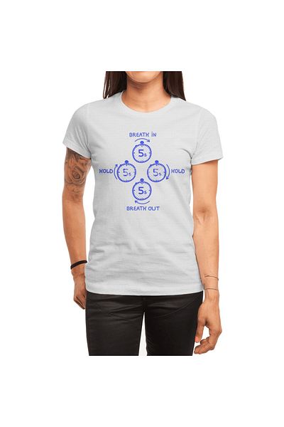 Fizello Tricou alb unisex Breath pentru bărbați și femei