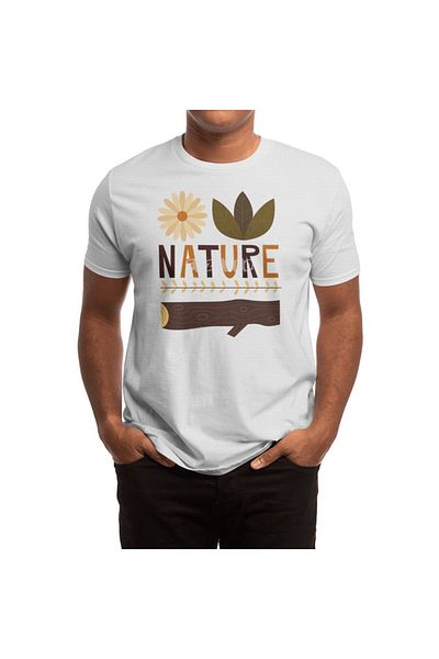 Fizello Vintage μπλουζάκι Outdoors Nature - Retro Camping Design, Unisex Λευκό T-shirt