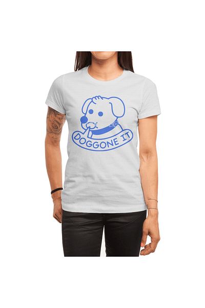 Fizello Λευκό μπλουζάκι Doggone It Unisex
