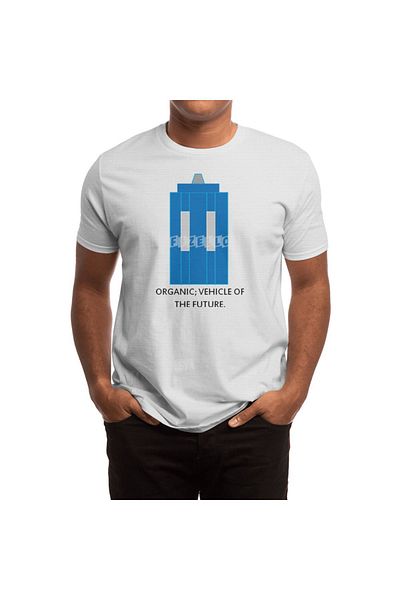 Fizello Organic Vehicle Of The Future - Ανδρικό, Γυναικείο Unisex Λευκό T-shirt