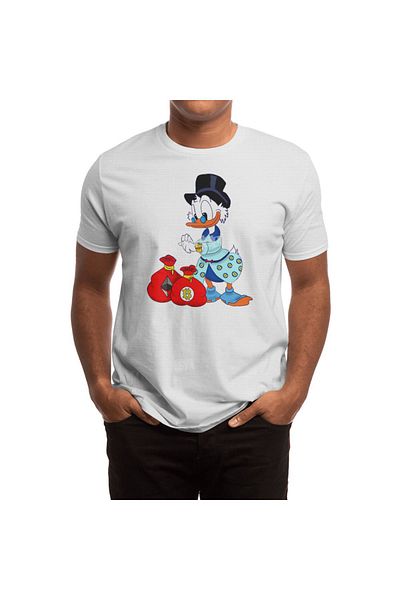 Fizello Bitcoin Și? ?? ?s Bags Owner - Tricou alb unisex, Design Business Duck
