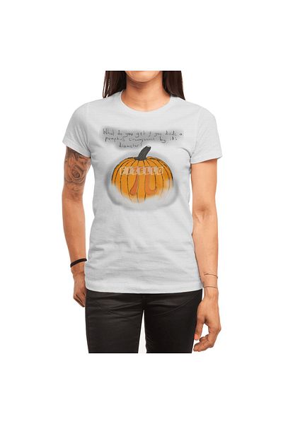 Fizello Tricou alb unisex Pumpkin 3.14