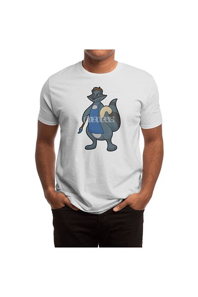 Fizello Racoon - Tricou cu pantaloni cu Pintor pentru bărbați, Tricou pentru femei, Tricou alb unisex