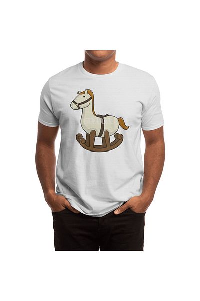 Fizello Rocking Horse Toy - Unisex Λευκό T-Shirt
