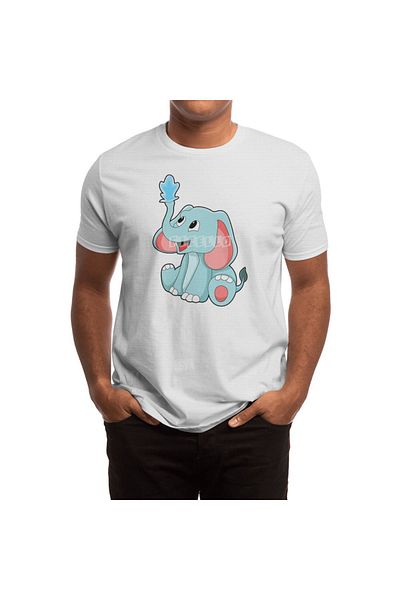 Fizello Μπλουζάκι Unisex White Elephant With Water