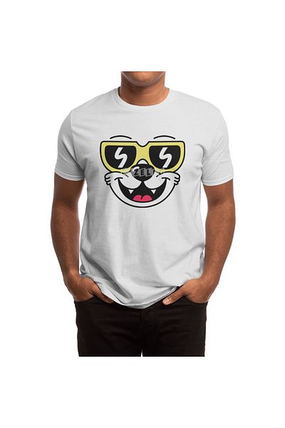 Fizello Cool Bear (FACE) Unisex Λευκό T-Shirt