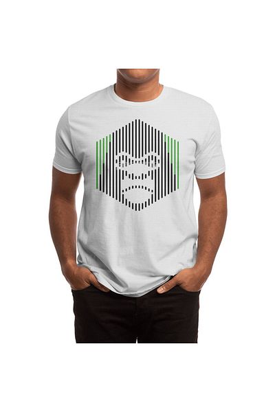 Fizello Μπλουζάκι Unisex Λευκό Gorilla με σχέδιο