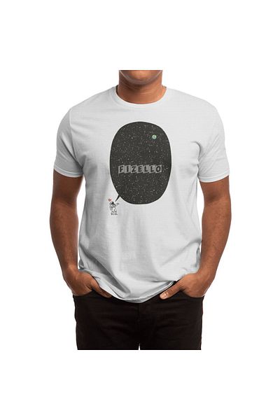 Fizello Λευκό μπλουζάκι Unisex - Αστροναύτης Talking About The Infinite Cosmos