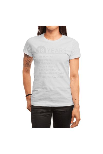 Fizello Θα μπορούσαν να είναι 18 ετών; - Unisex Λευκό T-Shirt, δώρο για άνδρες και γυναίκες