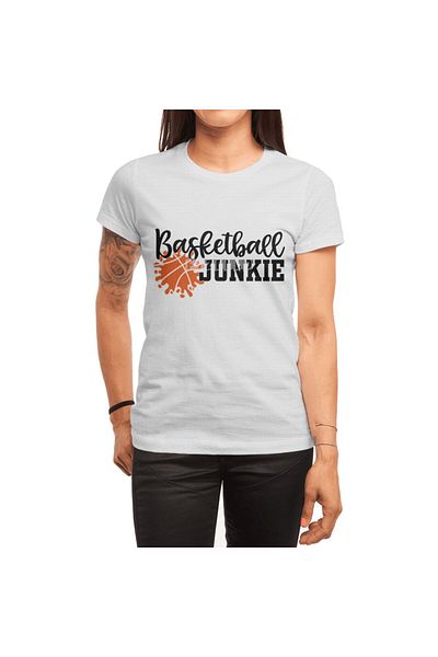 Fizello Λευκό μπλουζάκι μπάσκετ Junkie Unisex