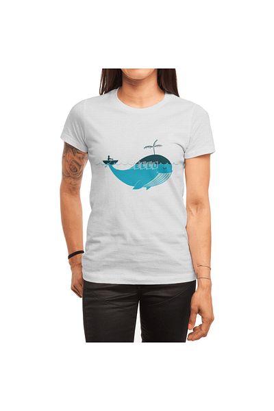 Fizello Ανδρικό και γυναικείο λευκό μπλουζάκι Unisex - Nature