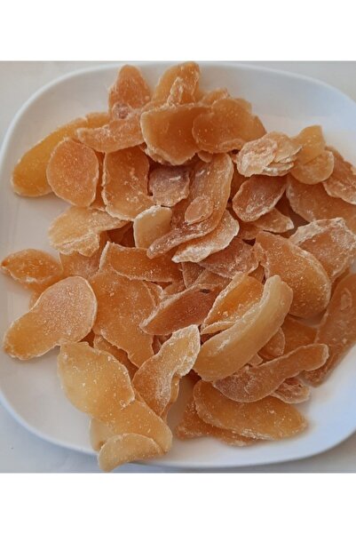 YILMAZ ŞİFALI BİTKİLER VE BAHARAT ÜRÜNÜ Tropik Zencefil Kurusu(yumuşak) Şeker Ile Kurutulmuş 250 Gram