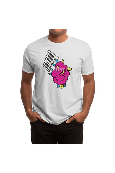 Fizello Tricou alb unisex The Devil's Piano Idle Hands