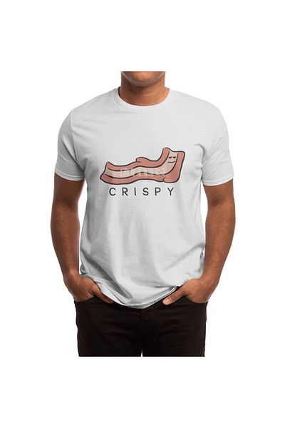 Fizello Ανδρικό και γυναικείο μπλουζάκι Unisex White Crispy