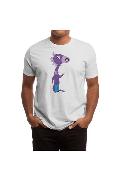 Fizello The Reluctant Dragon Unisex Λευκό T-Shirt