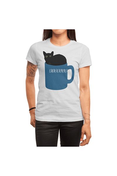 Fizello Ανδρικό και γυναικείο T-Shirt Black Slat - Unisex Λευκό