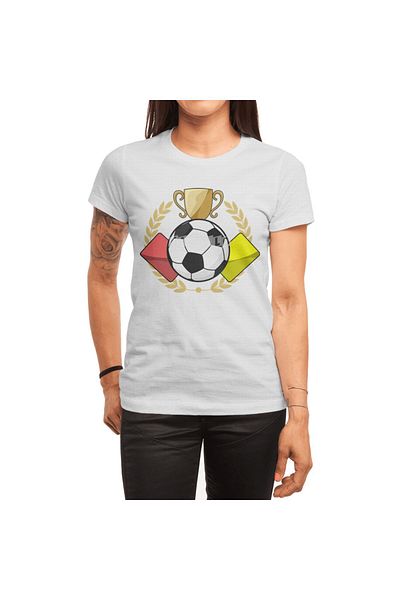 Fizello Football Anti-Trophy - Men's and Women's T-Shirt, Unisex White T-Shirt