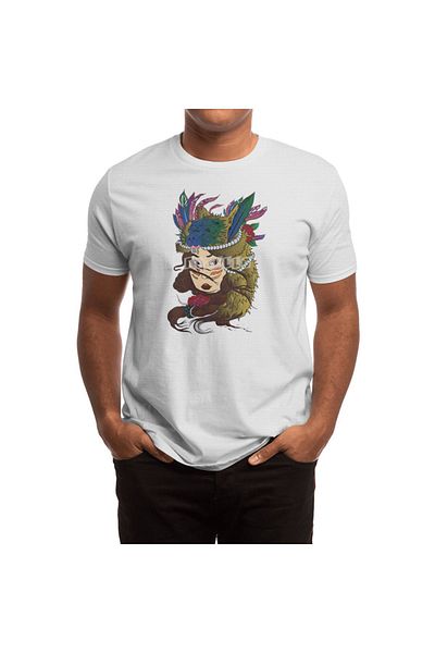 Fizello Tricou alb pentru bărbați și femei - Tricou unisex Plume