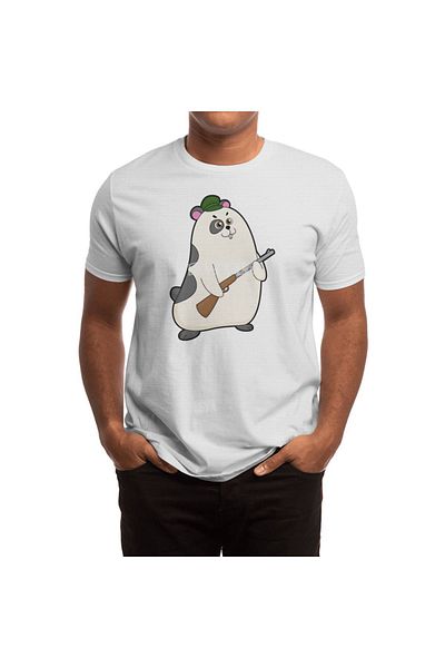 Fizello Hamster Horse Hunter - Tricou alb pentru bărbați și femei, unisex