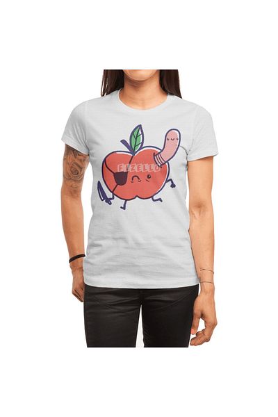 Fizello Στιγμές Apple A Day Unisex Λευκό T-shirt για άνδρες και γυναίκες