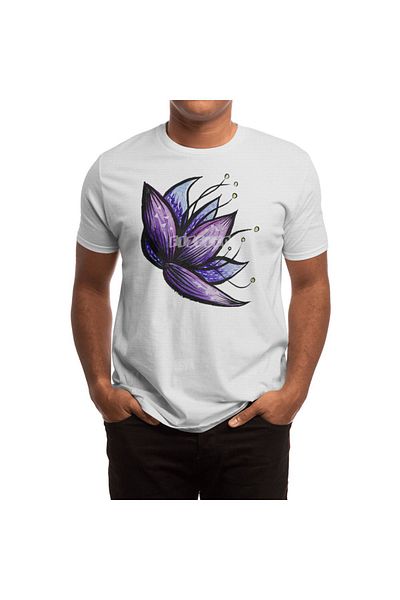 Fizello Δερμάτινο Relaxed Fit Λευκό T-Shirt - Ανδρικό και Γυναικείο, Unisex Σχέδιο