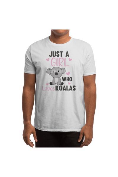 Fizello Μπλουζάκι Koala Bear για άνδρες και γυναίκες - Unisex Λευκό T-shirt