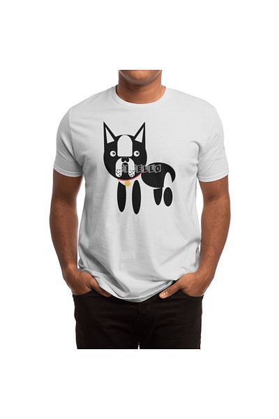 Fizello Λευκό μπλουζάκι Tiny Terrier Unisex