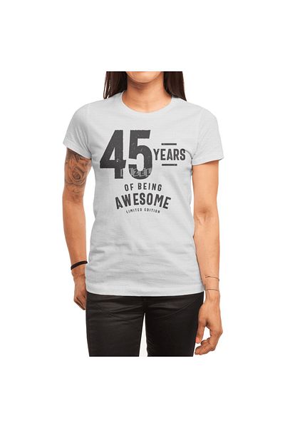 Fizello 45 de ani de a fi minunat 45 de ani de naștere, tricou bărbați, tricou femei, tricou alb unisex
