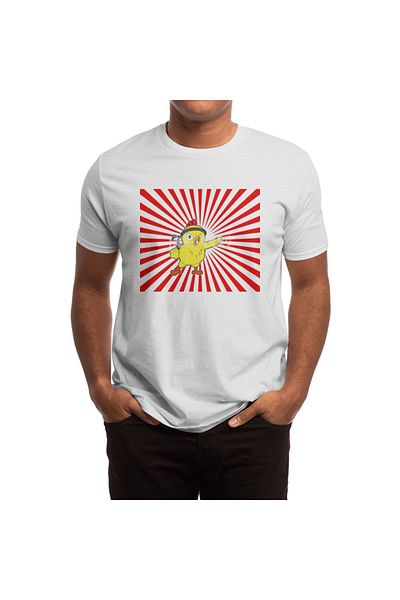 Fizello Μπλουζάκι Unisex Λευκό Τζούντο Κουνγκ Φου Cart Martial Arts - Ανδρικά και Γυναικεία