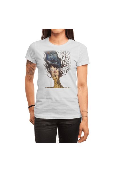 Fizello Λευκό μπλουζάκι Dreaming Tree Unisex