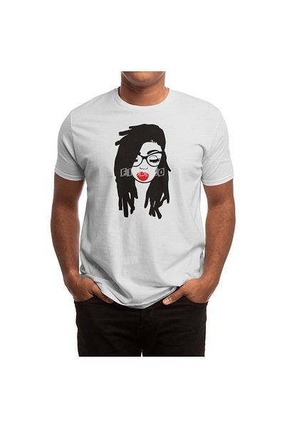 Fizello Λευκό μπλουζάκι Unisex - Isn't She Lovely, Σχέδιο για άνδρες και γυναίκες