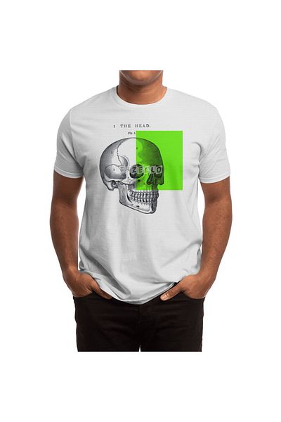 Fizello Ilustrație vintage alb-negru Skull Collage - Tricou pentru femei și unisex