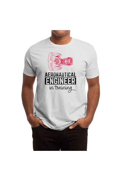 Fizello Inginer aeronautic în antrenament - Tricou alb unisex pentru bărbați și femei
