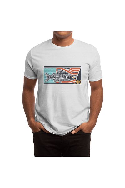 Fizello Alaska Unisex Λευκό T-Shirt - Ανδρικά και Γυναικεία