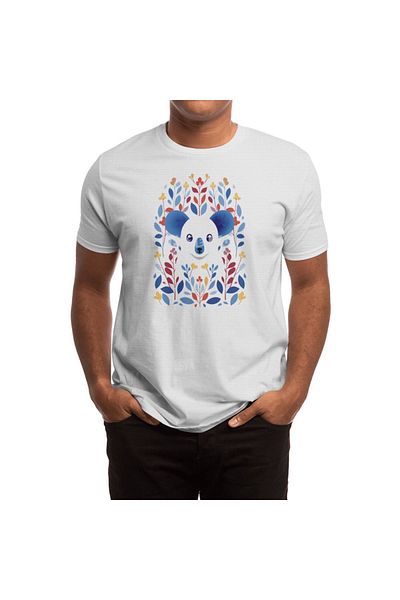 Fizello Ανδρικά και γυναικεία παπούτσια Koala - Unisex Λευκό T-Shirt